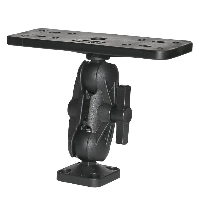 Scotty 1.5" Ball Mount W/Fishfinder & Universal Mounting Plate • 0163