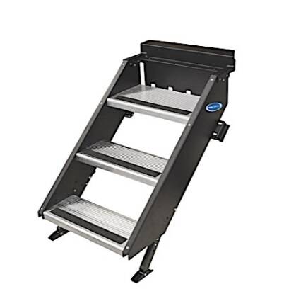 MORryde StepAbove RV Steps for 23-3/4" to 26-1/4" Wide Doorways - 3 Steps • STP-206