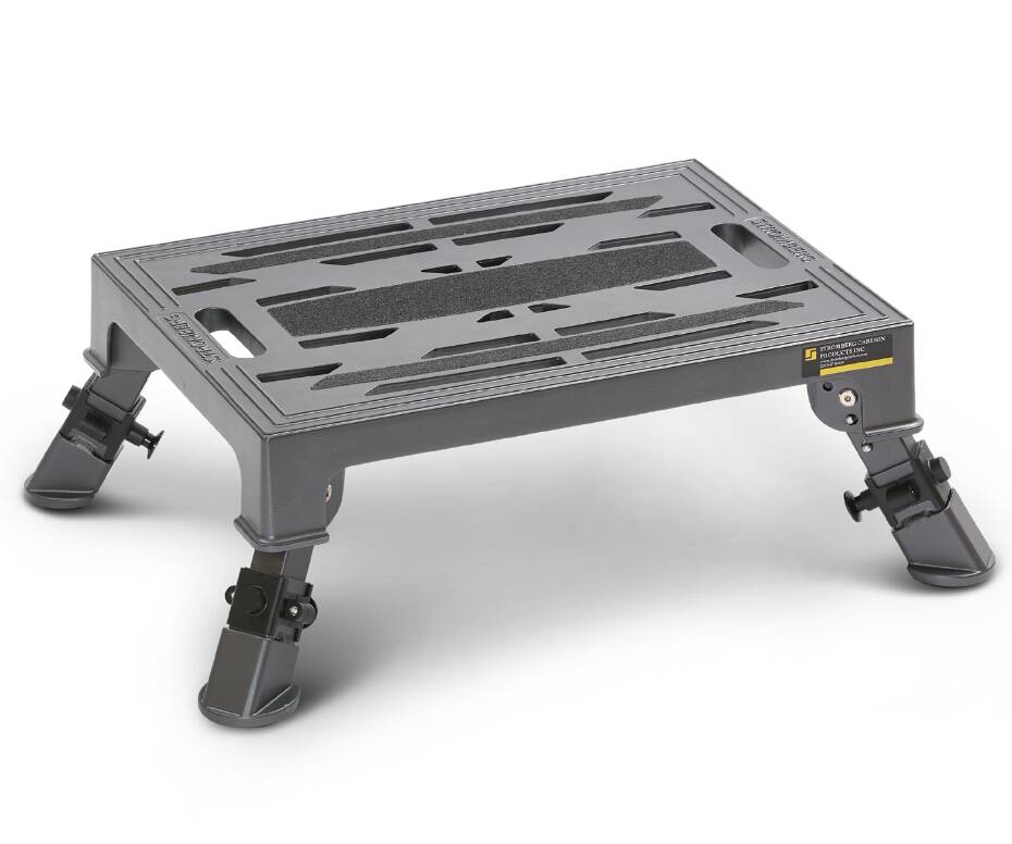 Stromberg Carlson Adjustable Leg Die Cast Aluminum Platform Step • PA-275