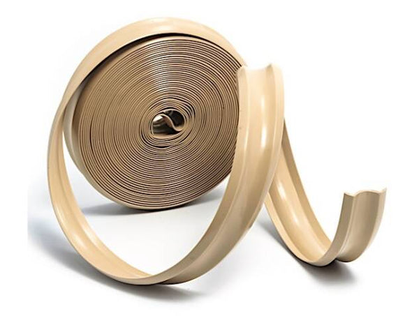 Camco Vinyl Trim Insert - 3 / 4" x 100' Beige • 25252