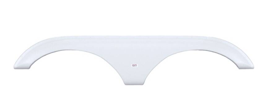 Icon FS1788 66"L x 9-1/4"H (5-1/2" Arch Heigh) Polar White Tandem Fender Skirt for Dutchmen Classic/Sport/Denali/Four Winds Model • 01788