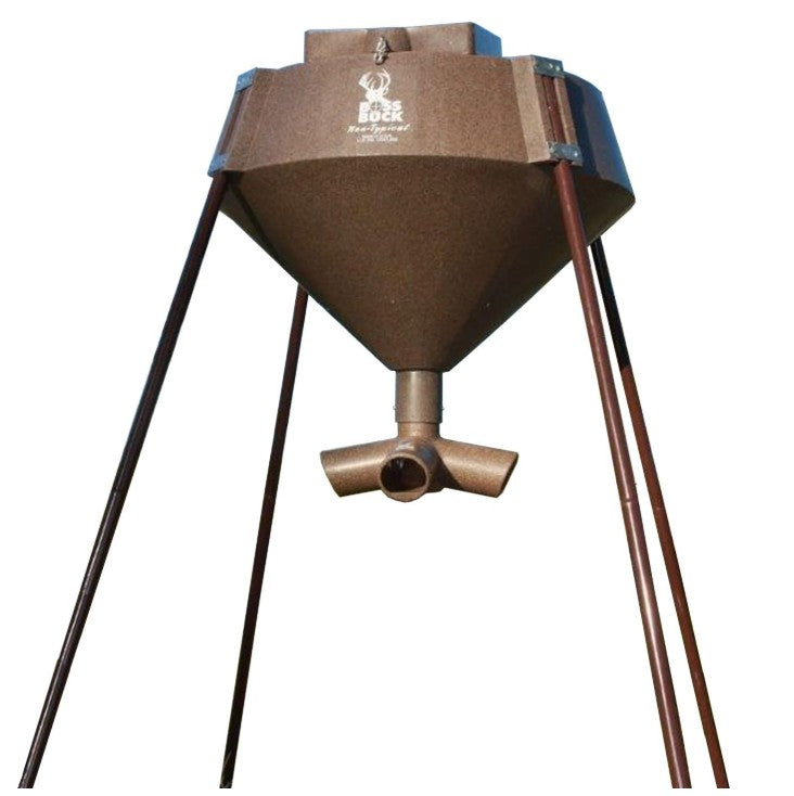 Boss Buck 600 LB Gravity Feeder with Protein 4 Feed Tubes Head • BB-1.6.P