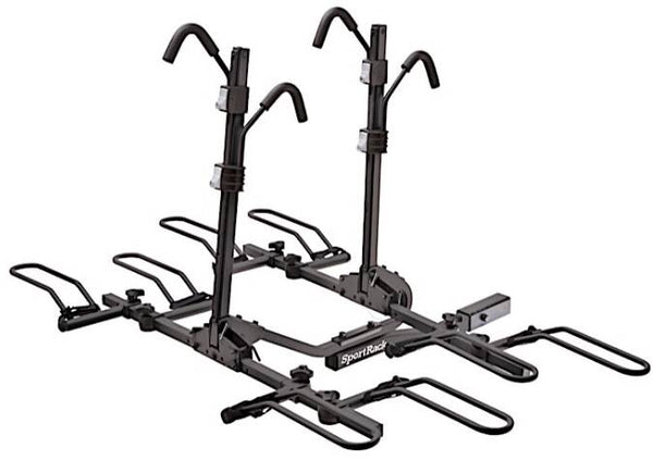 Sport Rack Crest Deluxe 4 Lock & Tilting Platform Hitch Rack - 4 Bike Black • SR2902BLR
