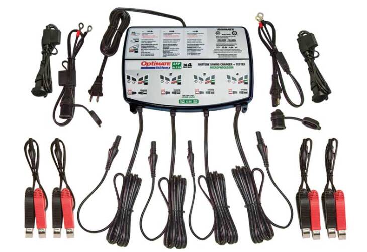 Optimate Lithium 4-Bank Charger 0.8a • TM-485