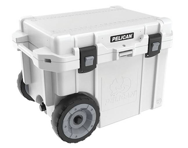 Pelican 45-Quart Elite Wheeled Cooler - White • 45QW-1-WHT