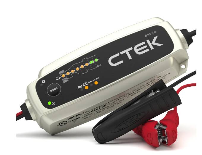 CTEK MXS 5.0 – 12V Battery Charger & Maintainer • 40-206