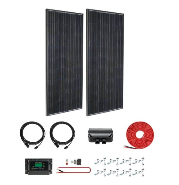 Zamp Solar Legacy Black 380 Watt Deluxe Kit • KIT1028