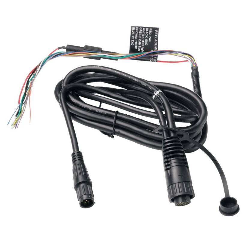 Garmin Power/Data Cable with NMEA/Bare Wires for GPSMAP 400/500 Displays • 010-10918-00