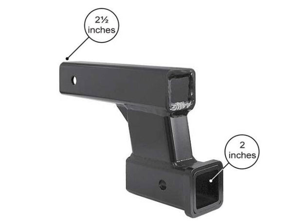 Roadmaster High-Low 2.5" to 2" Adapter - 6" Drop, 10,000 lbs. Weight Capacity • 058-6