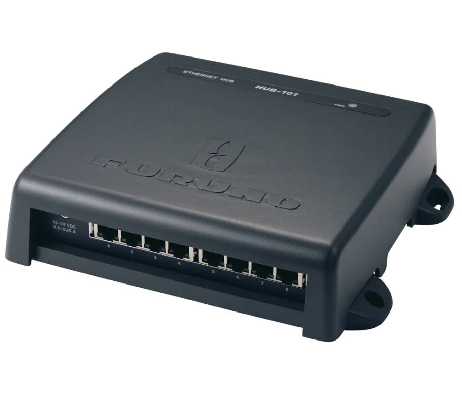 Furuno 5-Port Ethernet Hub for NavNet • HUB102