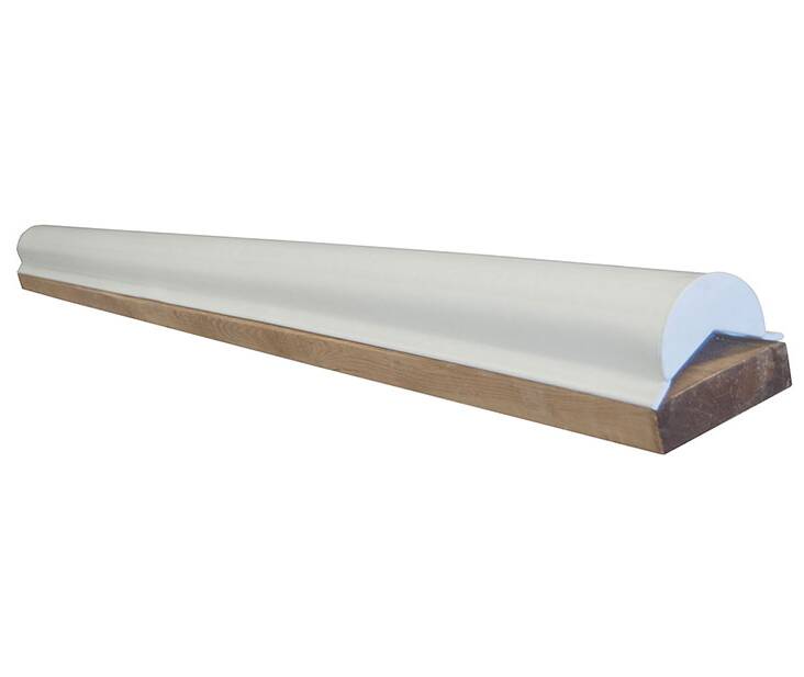Dock Edge 6' Piling Bumper, 6ft, White • DE1020F