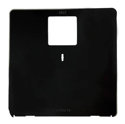 Dometic 6 Gallon Water Heater Access Door, Black • 94010