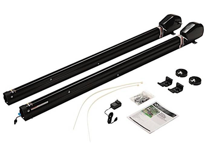 Lippert Universal Awning Hardware Kit - Solera Power 18V 69" - Infinite - Black • 434729