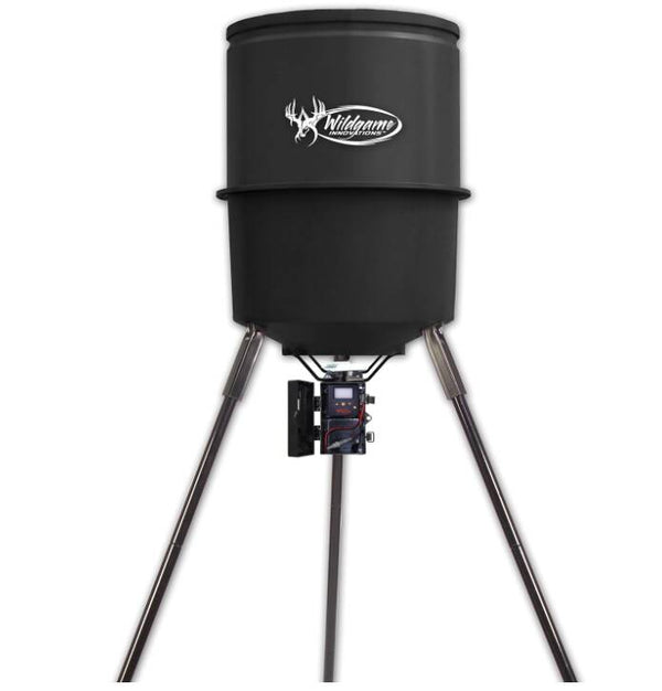 Wildgame Innovations Quick-Set W270D Tri-Pod Poly Barrel Game/Deer Feeder • WGIFD0026