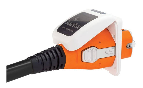 SmartPlug 50 AMP Inlet & Female Cord Connector Combo - White • B50ASSYPW