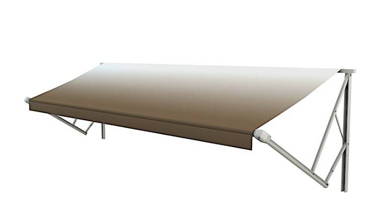 Lippert Solera Sand Fade Vinyl Hybrid RV Patio Awning Roller Assembly, 15'W x 8'Ext. • V000223185