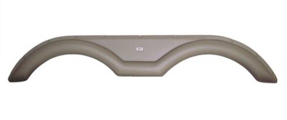 Icon 72"L x 13"H (7-3/4" Arch Heigh) Taupe Tandem Fender Skirt for Sunnybrook Bristol Bay Model • 12557