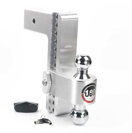 Weigh Safe 80 Turnover Ball 10" Drop Hitch W/ 3" Shank & Chrome Plated 2 & 2-5/16" Ball • CTB10-3