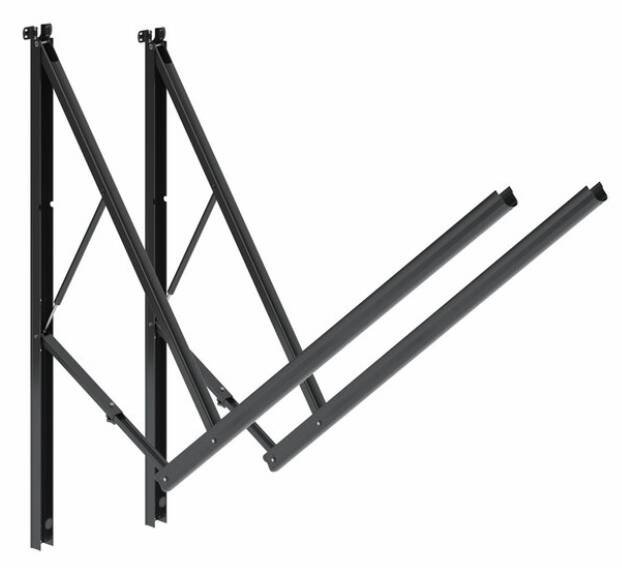 Dometic 9100 Power Awning Arm Hardware Kit - Reduced Pitch - Black • 8952003.400UL
