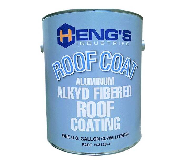 Heng's Alkyd Fibered Roof Coating - 1 Gallon Aluminum • 43128-4