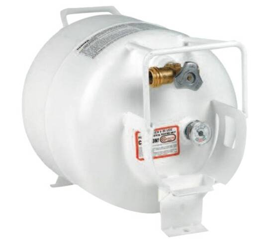 Manchester Tank Horizontal LP Gas Cylinder - 30 Lbs • 1175TC