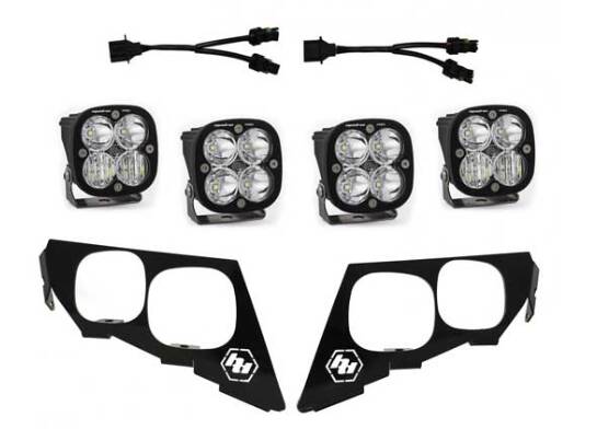 Baja Designs Textron/Arctic Cat Squadron Pro Headlight Kit - Arctic Cat 2020-21 Wildcat XX; Textron 2018-19 Wildcat XX • 447095