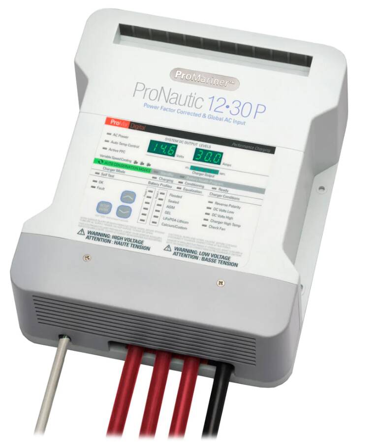 ProMariner ProNautic 1230P 30 Amp 3 Bank Battery Charger • 63130