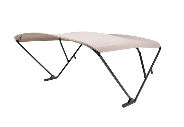 SureShade Power Bimini Top - Black Anodized Frame, Beige Fabric • 2020000305