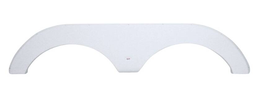 Icon FS2033 70-3/4"L x 15"H (8-3/4" Arch Heigh) Polar White Tandem Fender Skirt for Forest River Cherokee Model • 12033