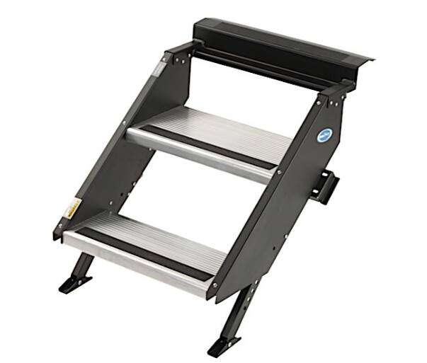 MORryde StepAbove RV Steps for 21-3/4" to 22-1/4" Wide Doorways - 2 Steps • STP-201