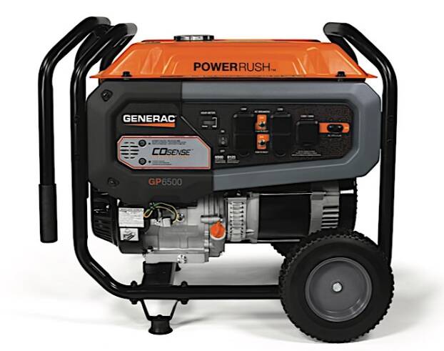 Generac GP Series 6500 Cosense 50ST Portable Generator • 7683