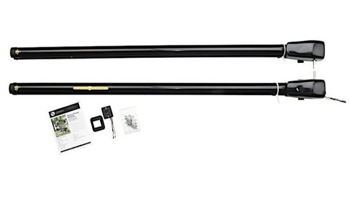 Lippert 12V Smart Arm Awning Hardware Kit - 69" Black • 759517