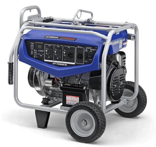 Yamaha 7200 Watt Industrial Series Dual Voltage, Brushless, AC Generator w/Electric Start • EF7200DE