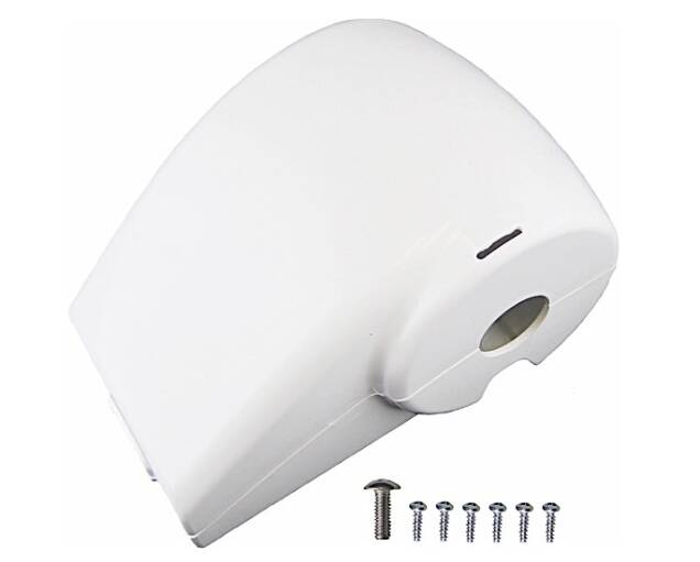 Carefree Travel'R White Patio Awning Idler Head Cover • R001325WHT