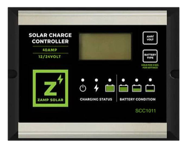 Zamp Solar 40 Amp 5-Stage PWM Charge Controller • SCC1011