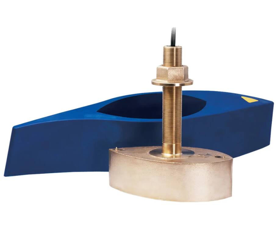 Furuno Bronze Broadband Thru-Hull Transducer W/ Temp And Hi-Speed Fairing Block, 1kW (No Plug) • 526TID-HDN