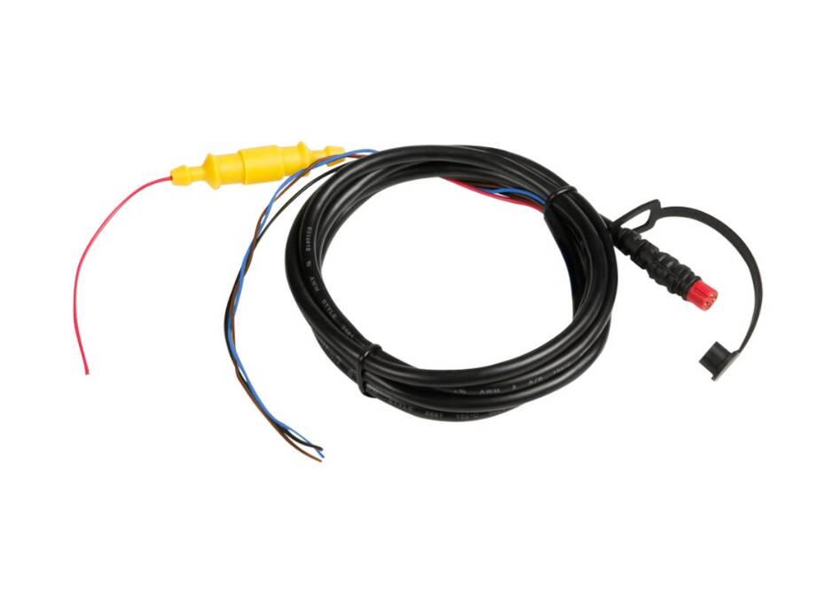 Garmin 4-Pin 6' Power/Data Cable with NMEA/Bare Wires Connectors for ECHOMAP Series Fish Finders • 010-12199-04