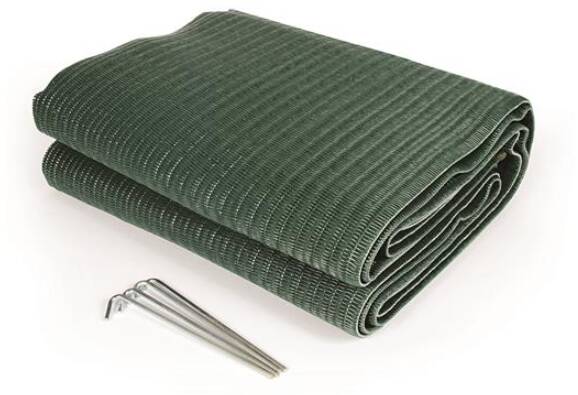 Camco Reversible Awning Mat - 6' x 9' Green • 42880