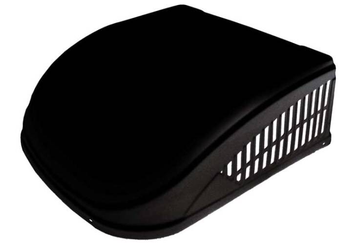 Icon Replacement A/C Shroud for Dometic Brick Air II - Black • 12273