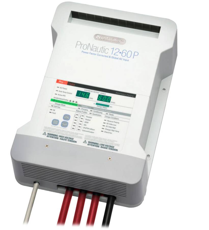 ProMariner ProNautic 1260P 60 Amp 3 Bank Battery Charger • 63160