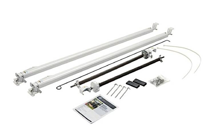 Lippert Solera 1000 Series Universal RV Awning Arms & Hardware Kit - 68"-81" Standard, White • 434718