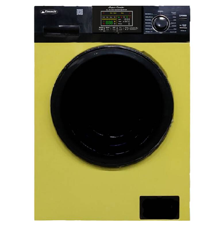 Pinnacle Super Combo RV Washer-Dryer XL 18 lbs Spring Yellow /Black • 21-5500 YB