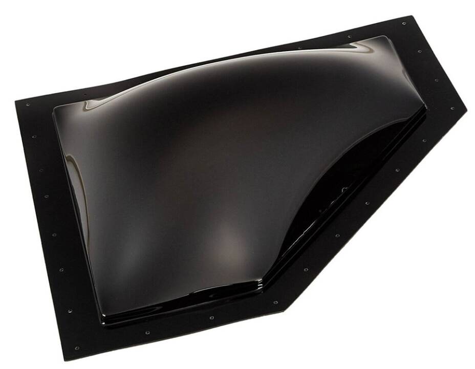 Specialty Recreation Neo Angle RV Skylight 27" x 9" - Smoke Black • NSL279S