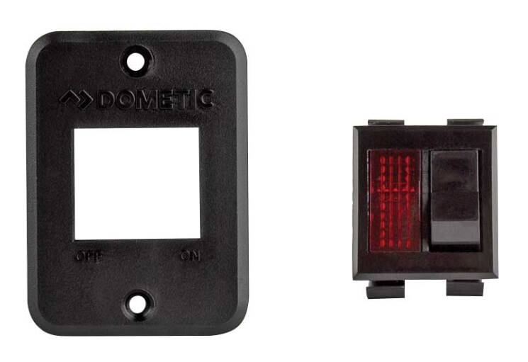 Dometic Water Heater Power Switch for Atwood Electronic Ignition Water Heaters, 12V, Black • 91959