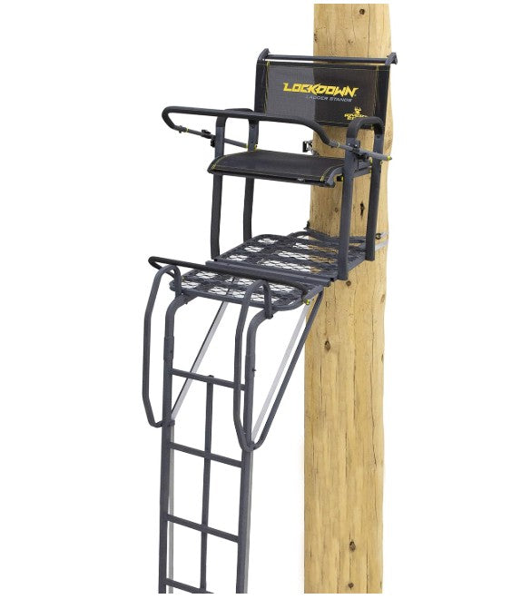 Rivers Edge Lockdown Wide 21' Ladder Stand • LD200