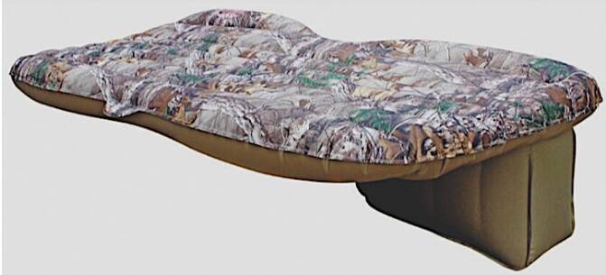Airbedz CAMO Inflatable Rear Seat Air Mattress For Full-Size Trucks and SUVs • PPI-CMO_TRKMAT