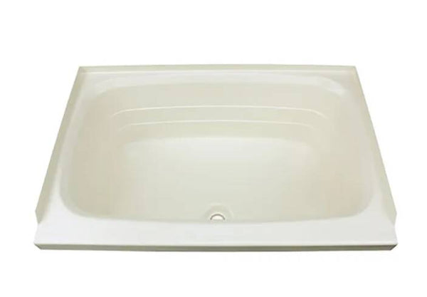 Lippert Bathtub with Center Drain; 24" x 38" (Parchment) • 209379