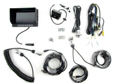 Brandmotion Universal Transparent Trailer HD Monitor Rear Vision System • TRNS-3110