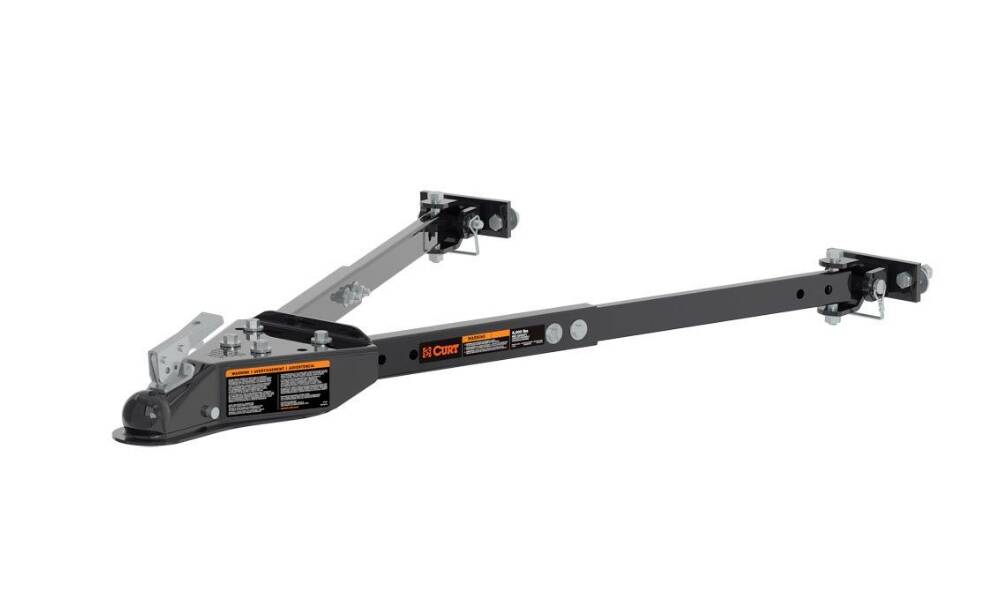 Curt Universal Tow Bar With 2" Coupler, 5,000 Lbs, Adjusts 26" To 40" • 19750