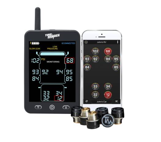 TireMinder A1AS RV TPMS with 6 Transmitters • TM22130